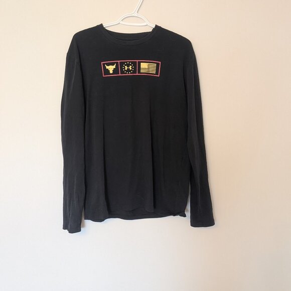 Under Armour Other - Under Armour, Project Rock, Long Sleeve tee, Black, Size Medium